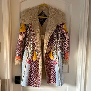 Johnny Was Sherpa coat